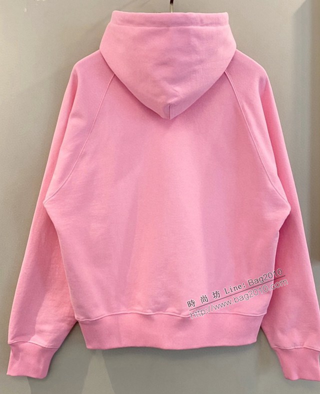 Ami專櫃2023FW新款愛心刺繡插肩連帽衛衣 男女同款 tzy3191